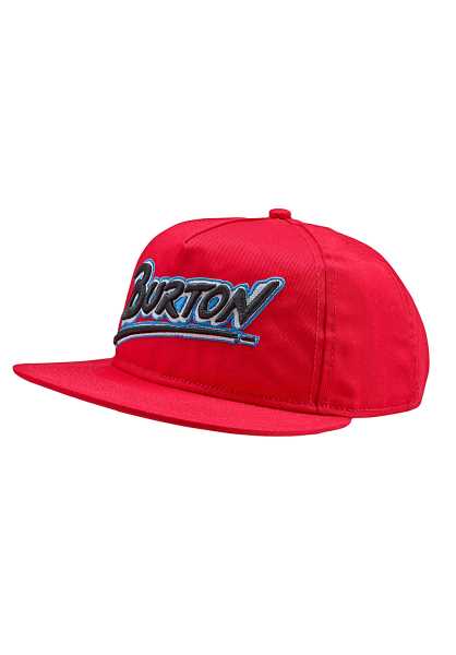 Burton Big Up - Rosso Bambini Snapback Modo Poco Costoso Cappello (R7327)